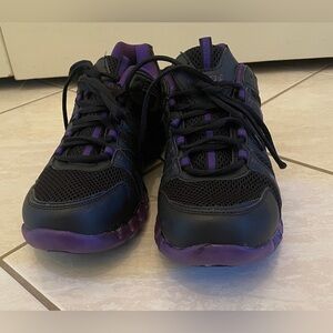 Men’s size 10 Black and Purple Athletic Shoes